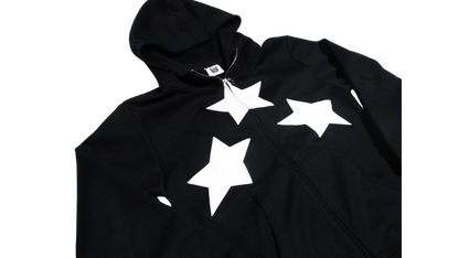 Tri-Star cropped zip up